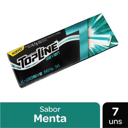 CHICLES TOPLINE 14G MINT ROU