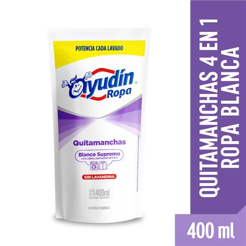 7793253003258 QUITAMANCHAS AYUDIN DP 400 BLANCO SUPREMO