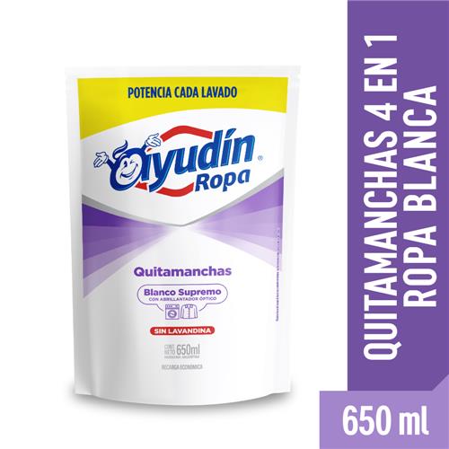7793253003265 QUITAMANCHAS AYUDIN DP 650 BLANCO SUPREMO