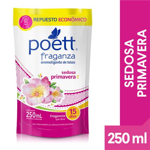 7793253003272 PERFUME PARA ROPA POETT 250ML PRIMAVERA