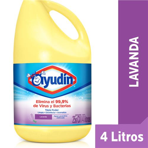 7793253003739 LAVANDINA AYUDIN 4L LAVANDA