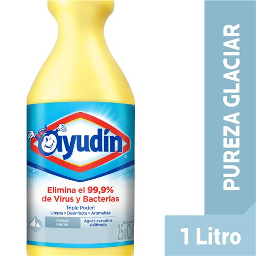7793253003746 LAVANDINA AYUDIN 1L PUREZA GLACIAR