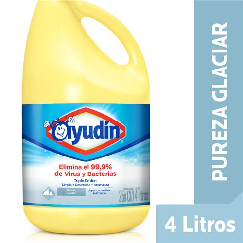 7793253003760 LAVANDINA AYUDIN 4L GLACIAR