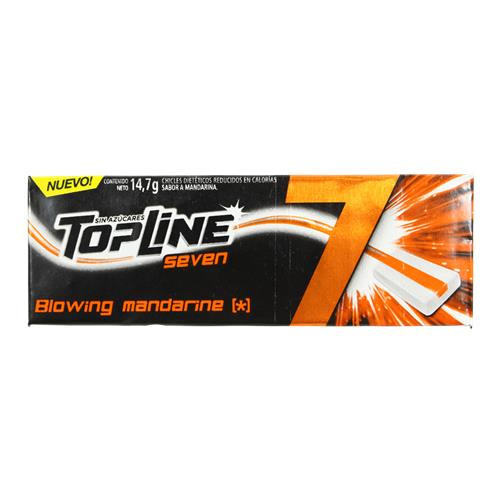 77932693 CHICLES TOPLINE 14G MANDARINA