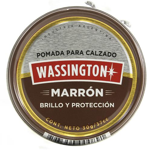 7793350000891 POMADA WASSINGTON 37G MARRON LATA