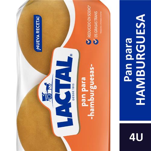 PAN LACTAL 210G HAMBURGUESAS