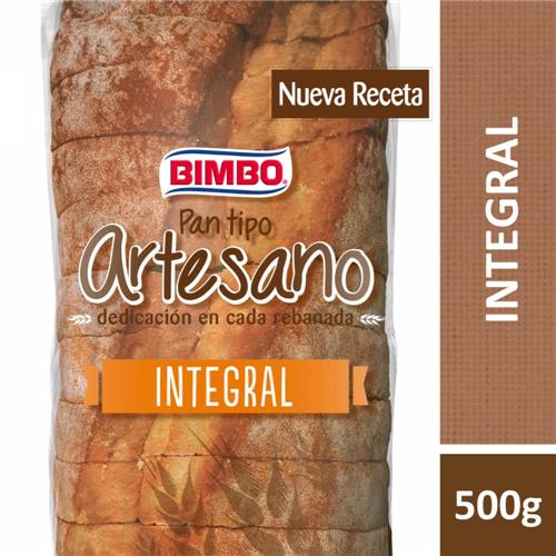 7793890258974 PAN BIMBO ARTESANO 500G INTEGRAL