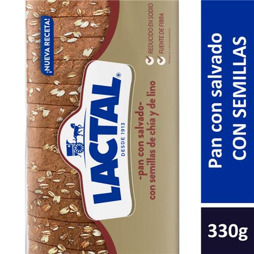7793890259261 PAN LACTAL 330G CON SEMILLA