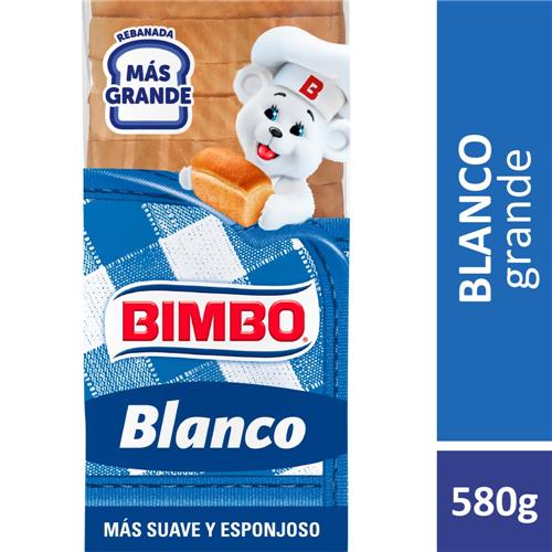 7793890262131 PAN BIMBO 580G BLANCO FAMILIAR