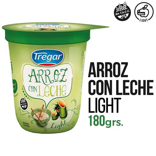7793913000504 ARROZ CON LECHE TREGAR 180G LIGHT