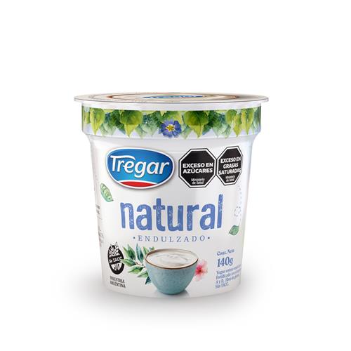 7793913002423 YOGUR TREGAR 140G NATURAL ENDULZADO