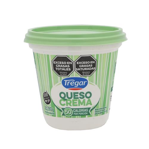 7793913013412 QUESO CREMA TREGAR 280G LIGHT