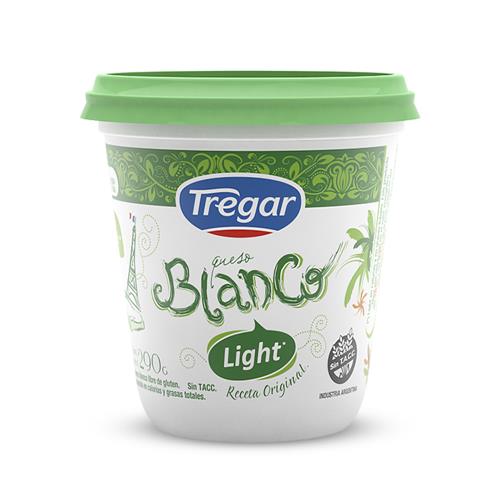 7793913013726 QUESO BLANCO TREGAR 290G LIGHT