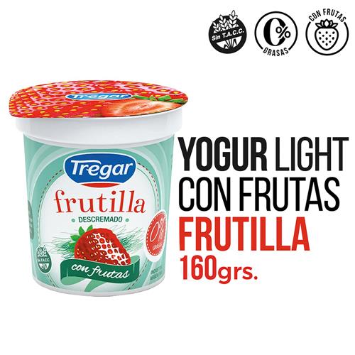 YOGUR TREGAR 160G FRUTAS DESCRE.FRUTILLA