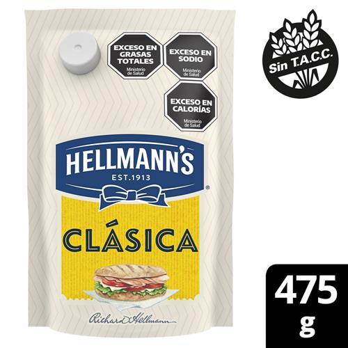 MAYONESA HELLMANNS 475G CLASICA