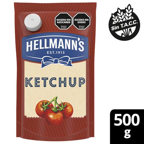 KETCHUP HELLMANNS 500G .