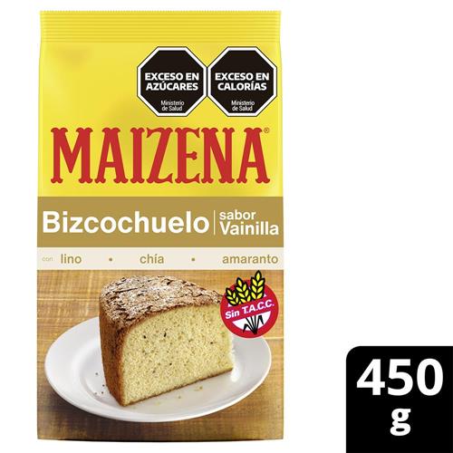 BIZCOCHUELO MAIZENA 450G VAINILLA SIN TACC