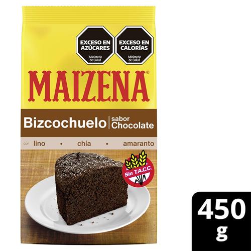 BIZCOCHUELO MAIZENA 450G CHOCOLATE SIN TACC