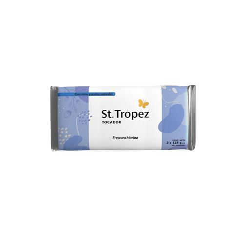 7794218000046 JABON TOCADOR ST.TROPEZ 3 X 125G FRESC.MARINA