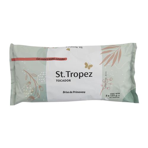 7794218000176 JABON TOCADOR ST.TROPEZ 3 X 125G BRISA
