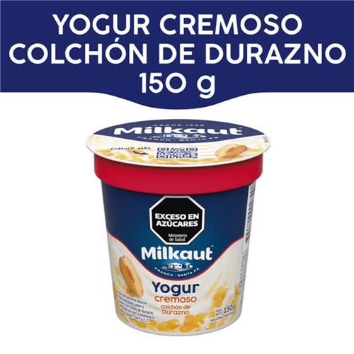 7794820902820 YOGUR MILKAUT 150G CON DURAZNO