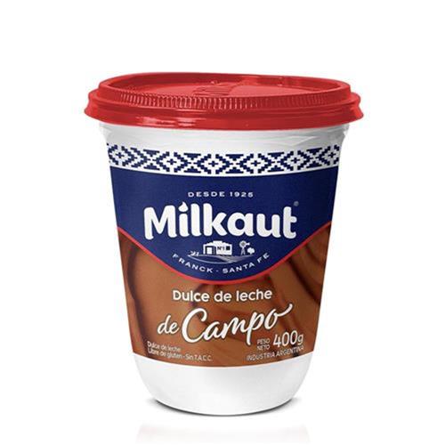 DULCE DE LECHE MILKAUT 395G DE CAMPO