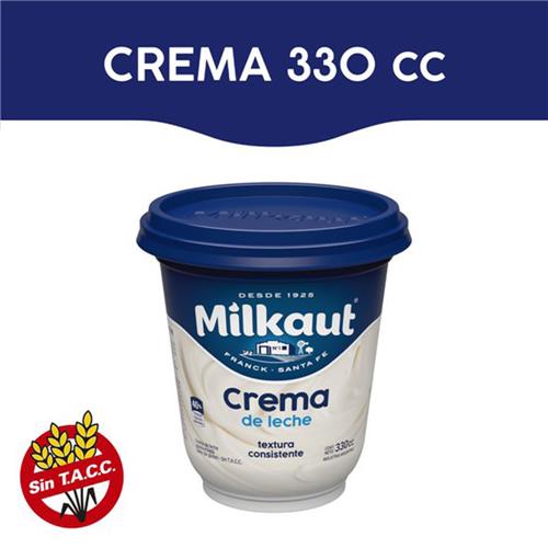 7794820902967 CREMA DE LECHE MILKAUT 330G.