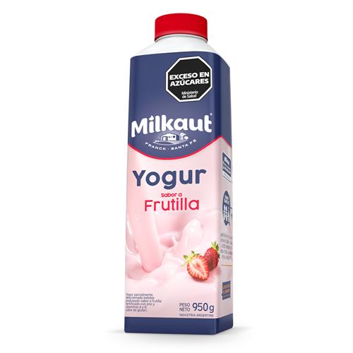7794820903209 YOGUR MILKAUT 950 BOTELLA FRUTILLA