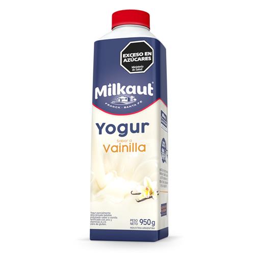 7794820903216 YOGUR MILKAUT 950 BOTELLA VAINILLA