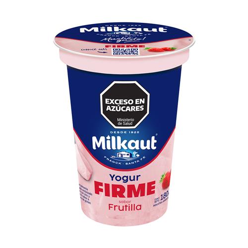 7794820903254 YOGUR MILKAUT 180G FIRME FRUTILLA