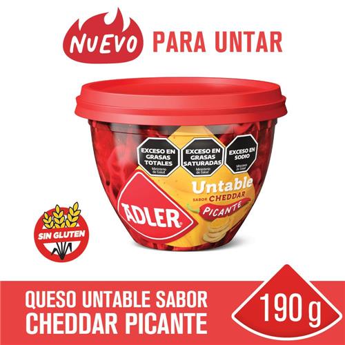7794820903452 UNTABLE ADLER CREMOSO 190G ADLER PICANTE