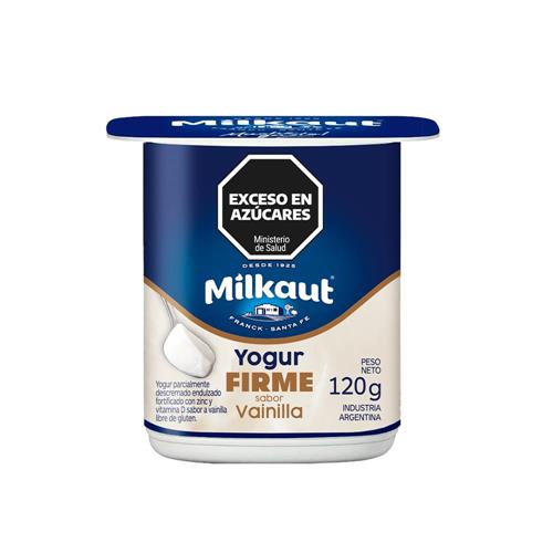 7794820903629 YOGUR MILKAUT 120G FIRME VAINILLA
