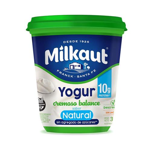 7794820903711 YOGUR MILKAUT 300G NATURAL DESCREMADO