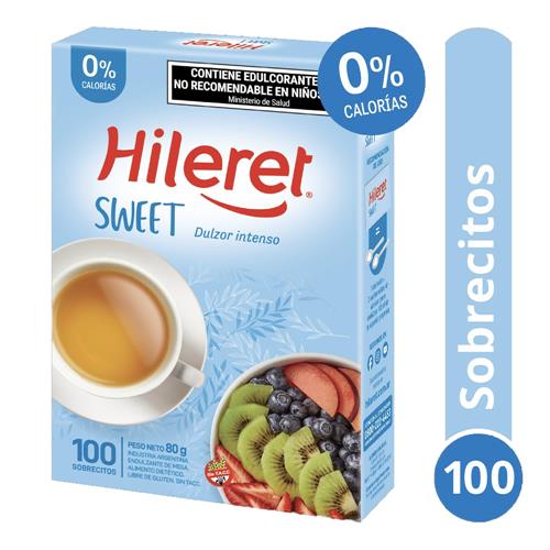 EDULCORANTE HILERET SWEET 100 SOBRES