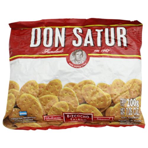 BIZCOCHOS DON SATUR 200G SALADOS .