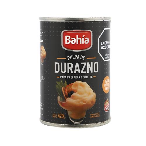 PULPA DE DURAZNO BAHIA 420G