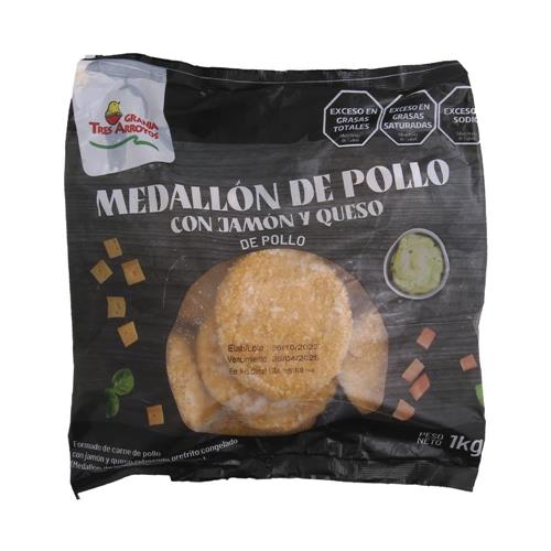 MEDALLONES DE POLLO GRANJA 3 ARROYOS 1K JAM.QUESO
