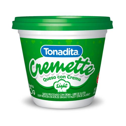 QUESO CREMA CREMETTE 290G LIGHT SIN TACC.