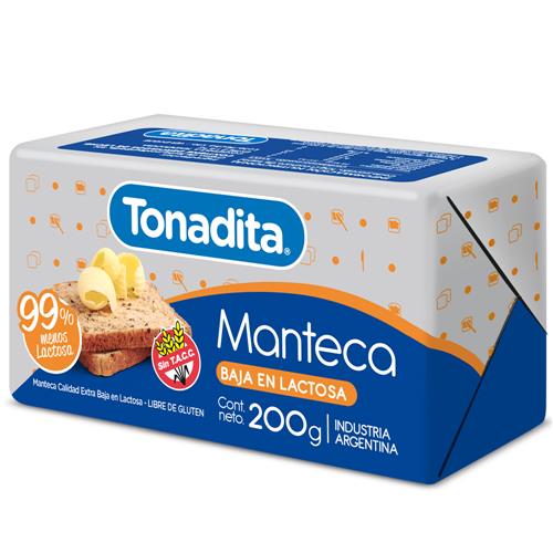 MANTECA TONADITA 200G BAJA EN LACTOSA
