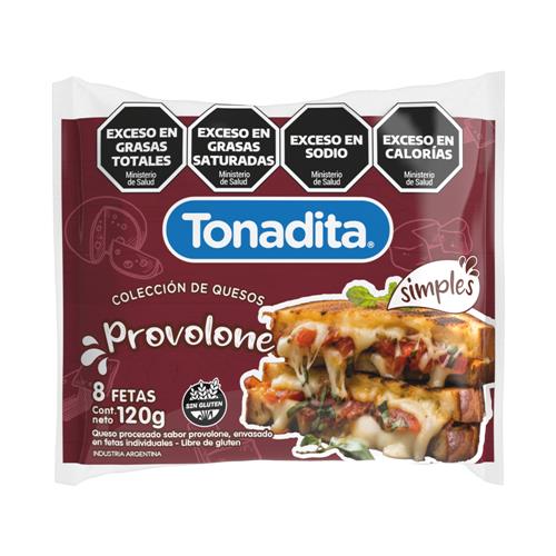 QUESO TONADITA 120G PROVOLONE FETAS