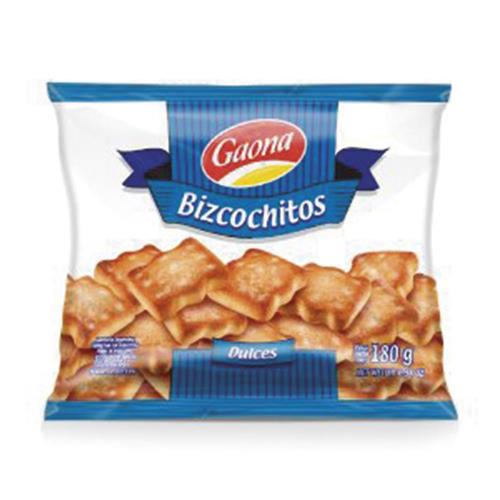 BIZCOCHOS GAONA 180G AZUCARADOS