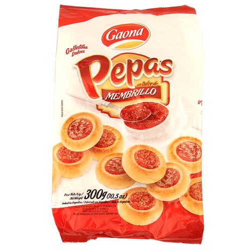 GALLETITAS GAONA PEPAS 300G MEMBRILLO