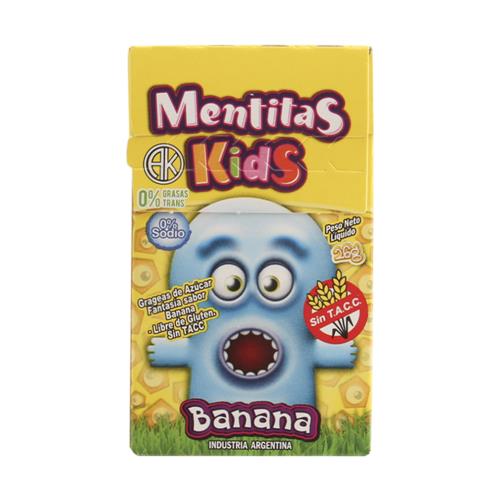 7798176199859 MENTITAS KIDS 26G BANANA