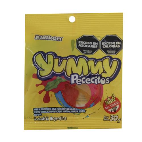 7798186032665 GOMITAS YUMMY 30G PECECITOS