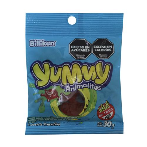 7798186032689 GOMITAS YUMMY 30G ANIMALITOS