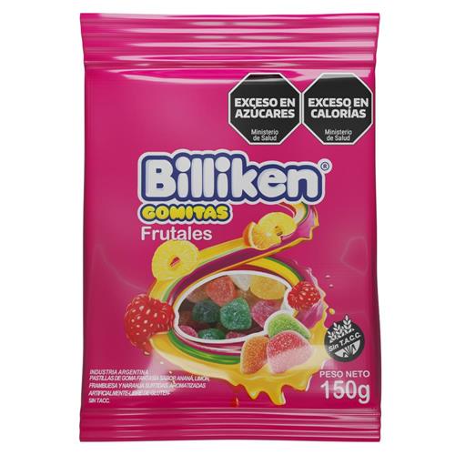 7798186033624 GOMITAS BILLIKEN 150G FRUTALES
