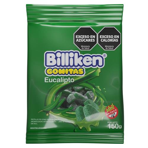 7798186034577 GOMITAS BILLIKEN 150G EUCALIPTUS