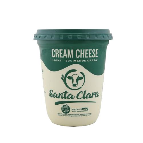QUESO CREMA SANTA CLARA 300G LIGHT