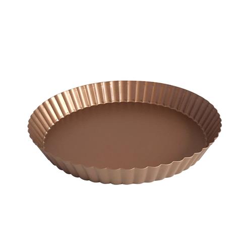 7798319214081 TARTERA TEFLON HUDSON COBRE 25CM FIJA