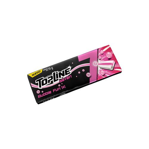 CHICLES TOPLINE 14G BUBBLE FUN